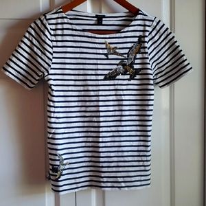 Jcrew striped tshirt